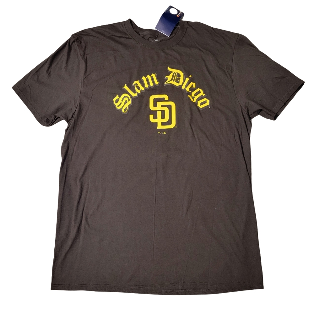 Padres MLB San Diego Baseball Fan T-shirt NWT Size XL